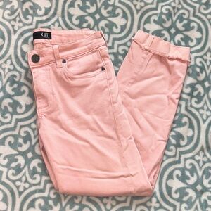 Kut from the Kloth Women's Light Pink Cropped Jeans